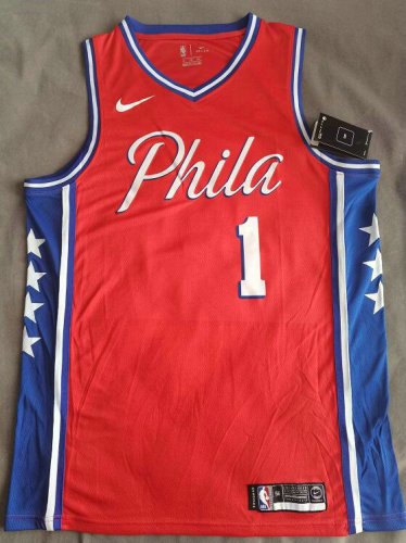 Maillot de Basket #1 Harden 76ers Rouge